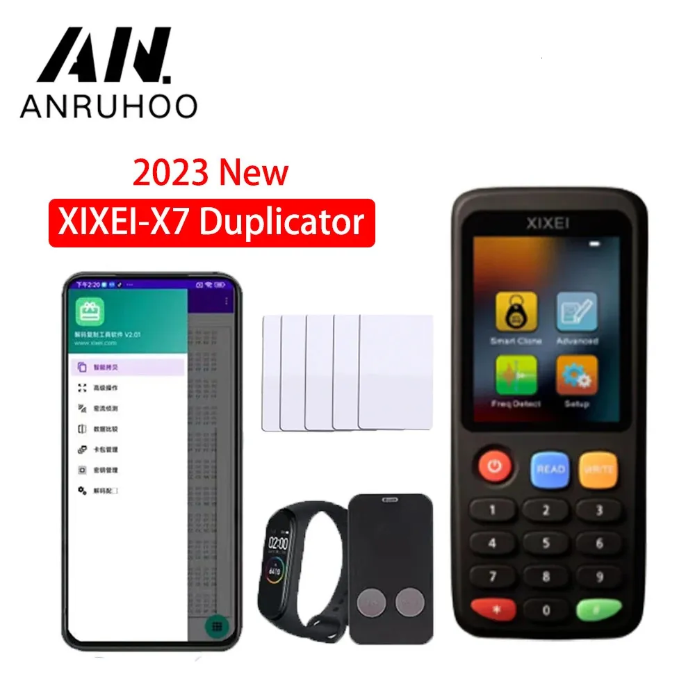 NFC Smart Chip Reader X7 Android RFID ID IC Card Copier NTAG215 13.56MHz Tag Copy 125kHz Badge Token Clone Duplicator 240423