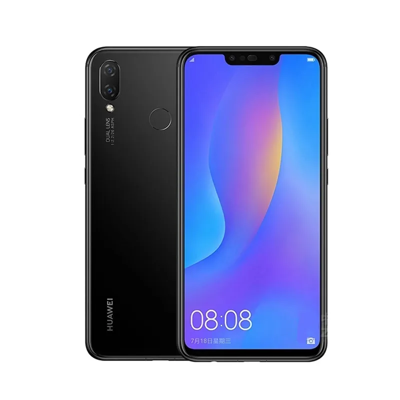 Huawei nova3i 4gスマートフォンCPU HISILICON 710 6.3インチスクリーン24MPカメラ3340MAH Android Sendhand Phone