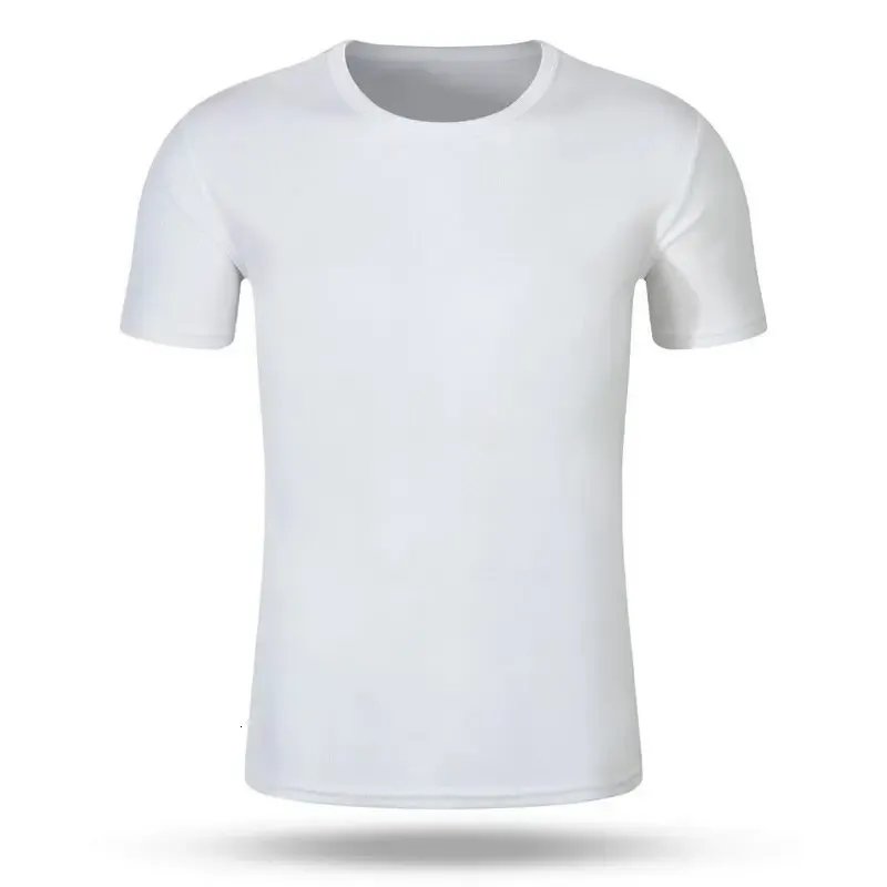 Sublimering snabba torrkläder fabrik direkt mesh vanlig sportkläder tshirt barn vuxna polyester värmeöverföring 240419