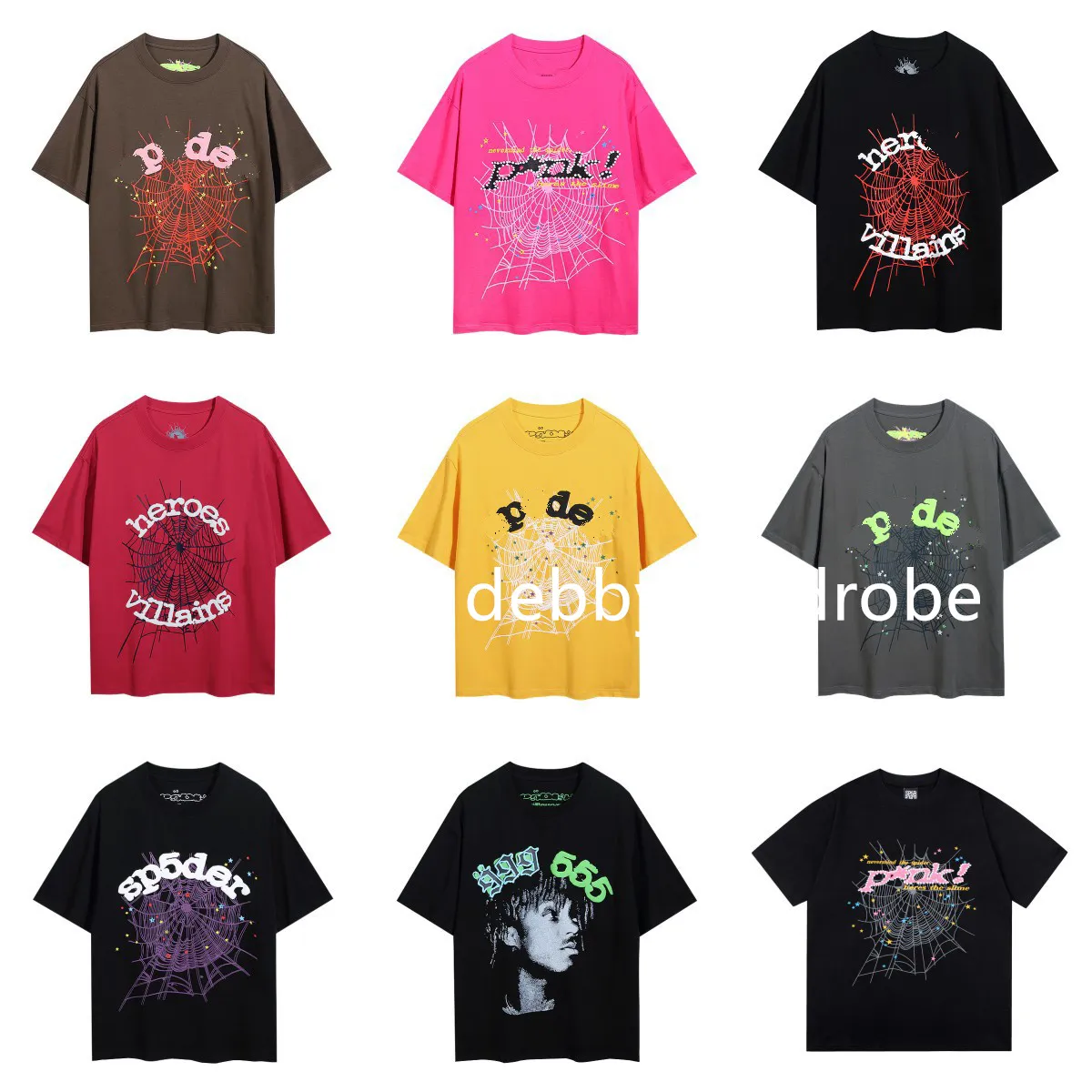 T-shirts pour hommes Poloshirt Shirt Spider 5555 T-shirt pour femmes de la mode