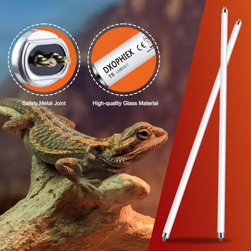 Reptile Light Fixture 24W T5 Ho Uvb Combo Kit Reptile Habitat