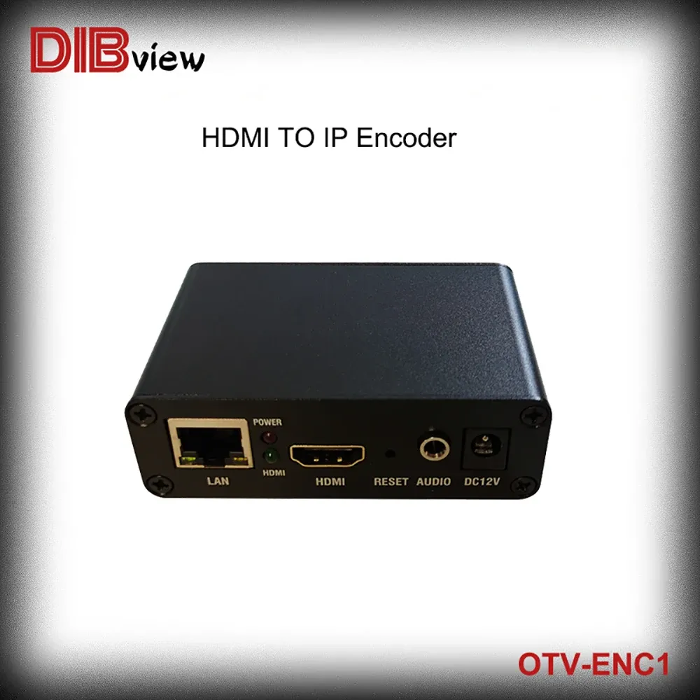 Приемники OTVENC1 Мини -видео потоковое видео IPTV Media HD HDMI H.265 H.264 WOWZA Facebook YouTube RTSP UDP RTMP HTTP SRT STELINE ENCODER