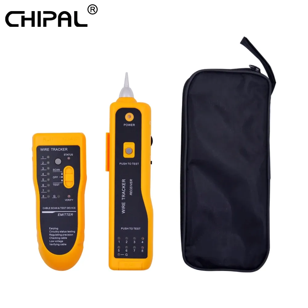 Narzędzia Chipal JW360 LAN Network Tester kabla CAT5 CAT6 RJ45 UTP STP Linia Finder Telefon Tracker Tracer Diagnozowanie Zestaw narzędzi Tone