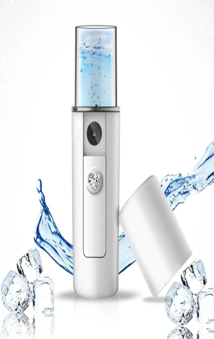 USB Charging Nano Mist Spray 20ml Facial Steamer Handy Atomization Mister3048107