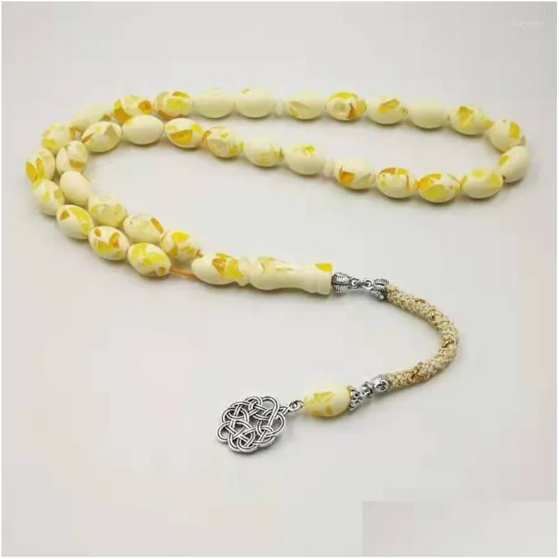 Strand de miçangas mans tasbih 33 45 66 99 BEADS RESINA BRACELETA PARA OUTRO PARA A MULIMINAL TRABZON TRABZON TASSEL