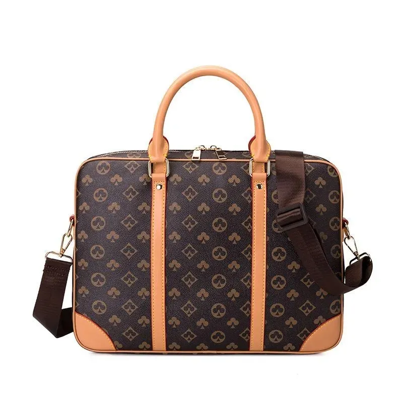 Luxurys valigette in pelle per piccola valigetta uomo business spalla borsetta per computer per computer borse a traversa