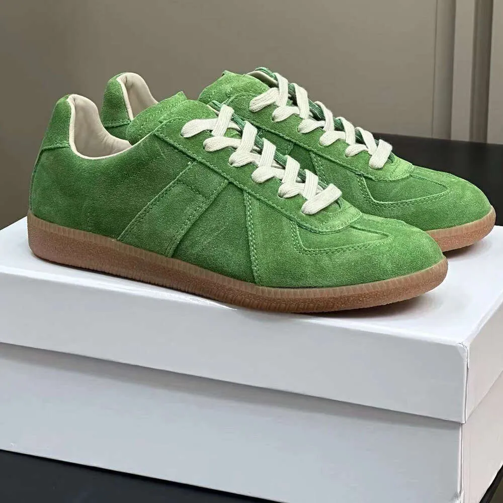 Maison Martin Top Top Sports Trainers Run SHS SHS SH LOW SH LOOAFER LEATHER MARGIELA مصمم في الهواء الطلق مصمم نسائي للرجال النسخ المتكرر لكرة السلة تنس 774