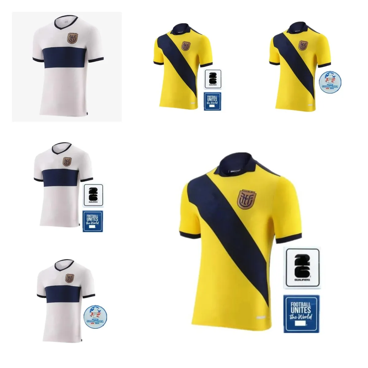 2024 25 Maglie da calcio Ecuador 24 25 Valemncia Martinez Hincapie D. Palacios M. Caicedo Prediado Ibarra Torres Palacios Plata Allona 3a Fotball Shirts Copa America