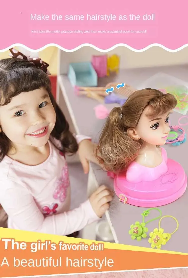 Hairstyles For Barbie Doll Hairstyle Salon Doll Head Hair Styling