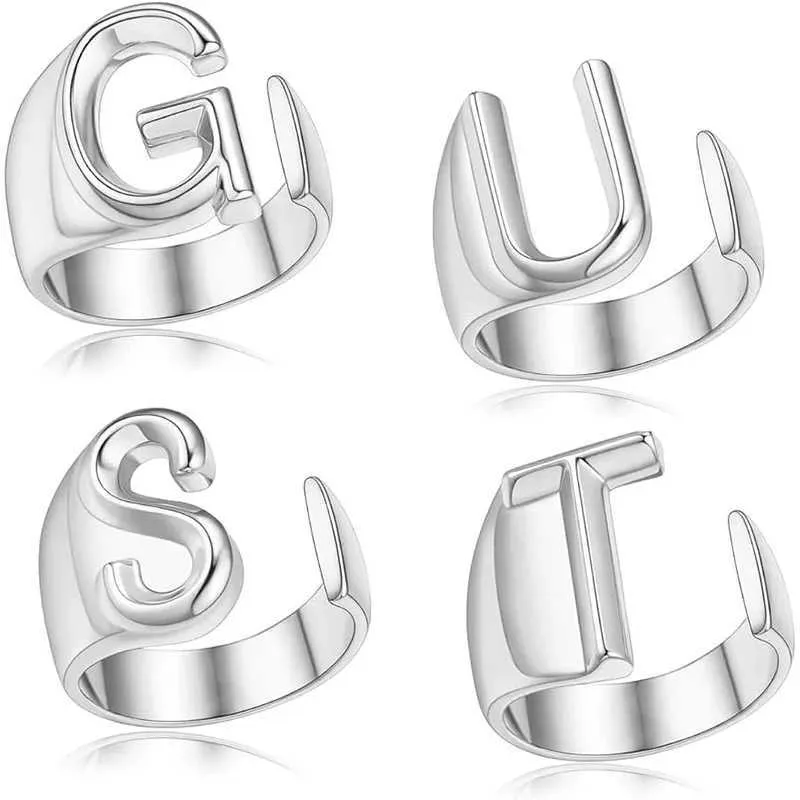 Band Rings Letter G U T S Rings for Set Inspiration Album Olivia Rodrigo Jewelry for Women Girls Outfit Merchant Singer Fans Gifts Q240427