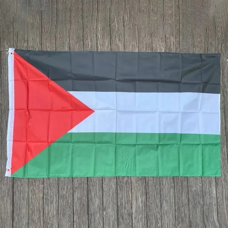 60 x 90cm90x150cm drapeau de la Palestine suspendue en polyester gaza bannière palestinien pour décoration nationale palestiniens palestiniens drapeaux 240426