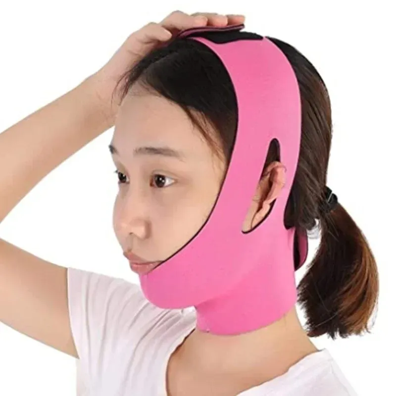 Upgrated Face Slimming Bandage V Line Face Shaper Women Chin Cheek Lift Up Belt Facial Massage Strap Face Skin Care Beauty Tools