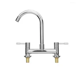 Bathroom Sink Faucets Chrome And Cold Mixing Faucet Hole Deck Kitchen Applicable Pipe Diameter Surface Technology Scenario