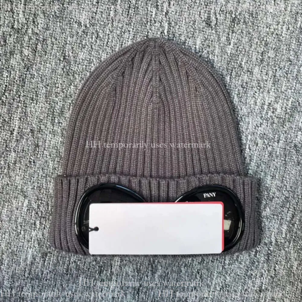 Beanie cp Bonnet Company Hat à hommes deux capuchons chapeaux en tricot hiver