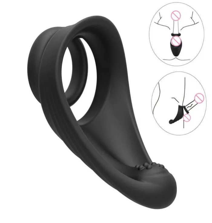 Massagem Cock Ring Lock Lanker Ereção Manga Atraso Ejaculação Cockring Toys sexuais para homens Mercadorias íntimas sex shop8983452