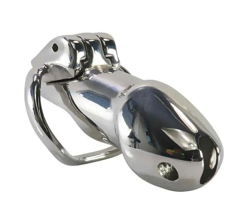 Stainless steel Male Belt Cock cage Penis Lock device ring sex toys for men CB60008925461