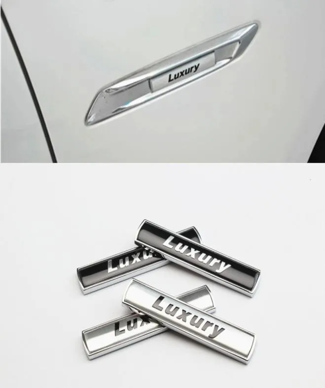 2 stks luxe sport spatbord embleem badge sticker 3D auto accessoires sticker auto styling fits voor BMW nieuwe 5 3 series6250419