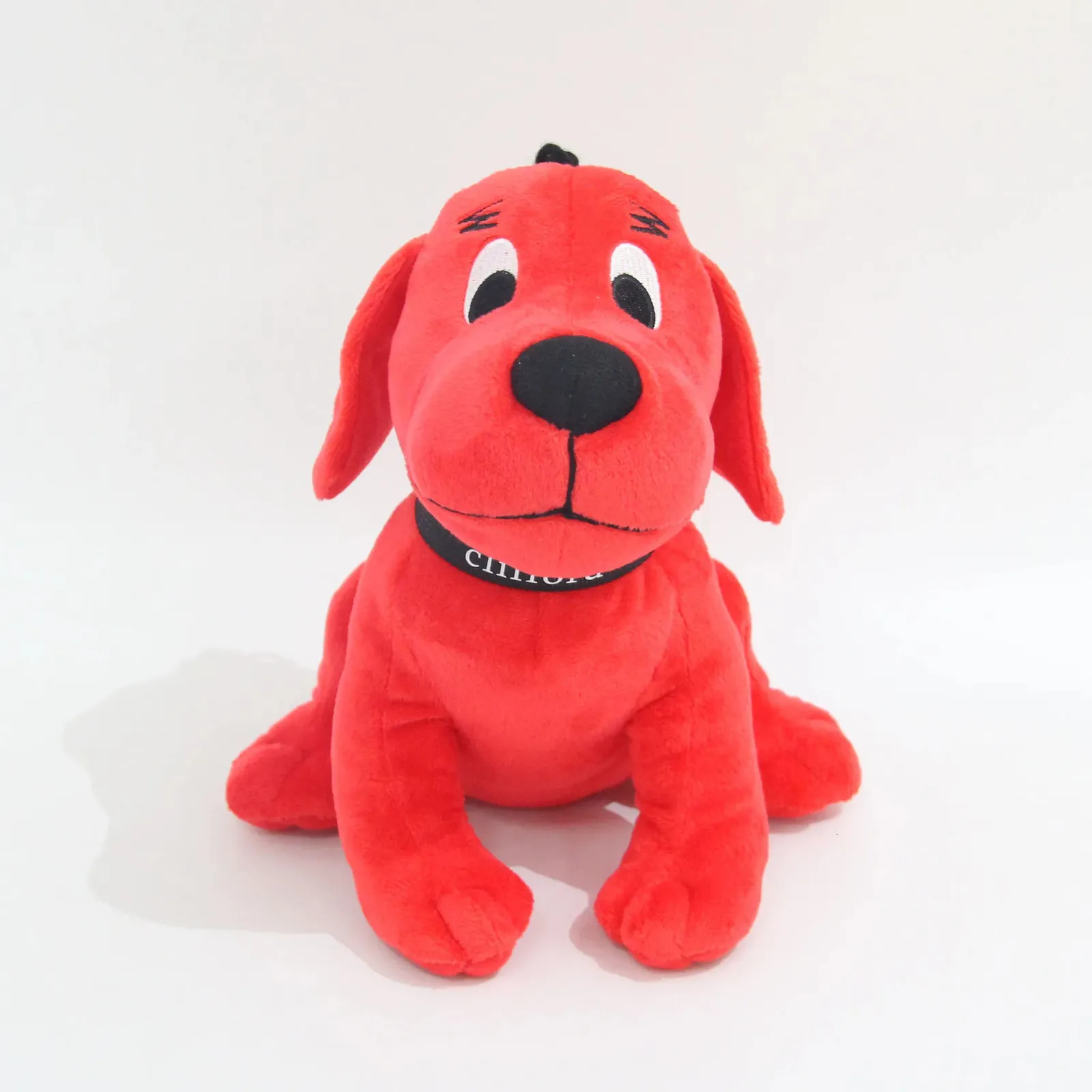 Kawaii clifford le gros chien rouge en peluche dessin animé jouet anime mignon cadeau de Noël en peluche douce pour les filles 240416