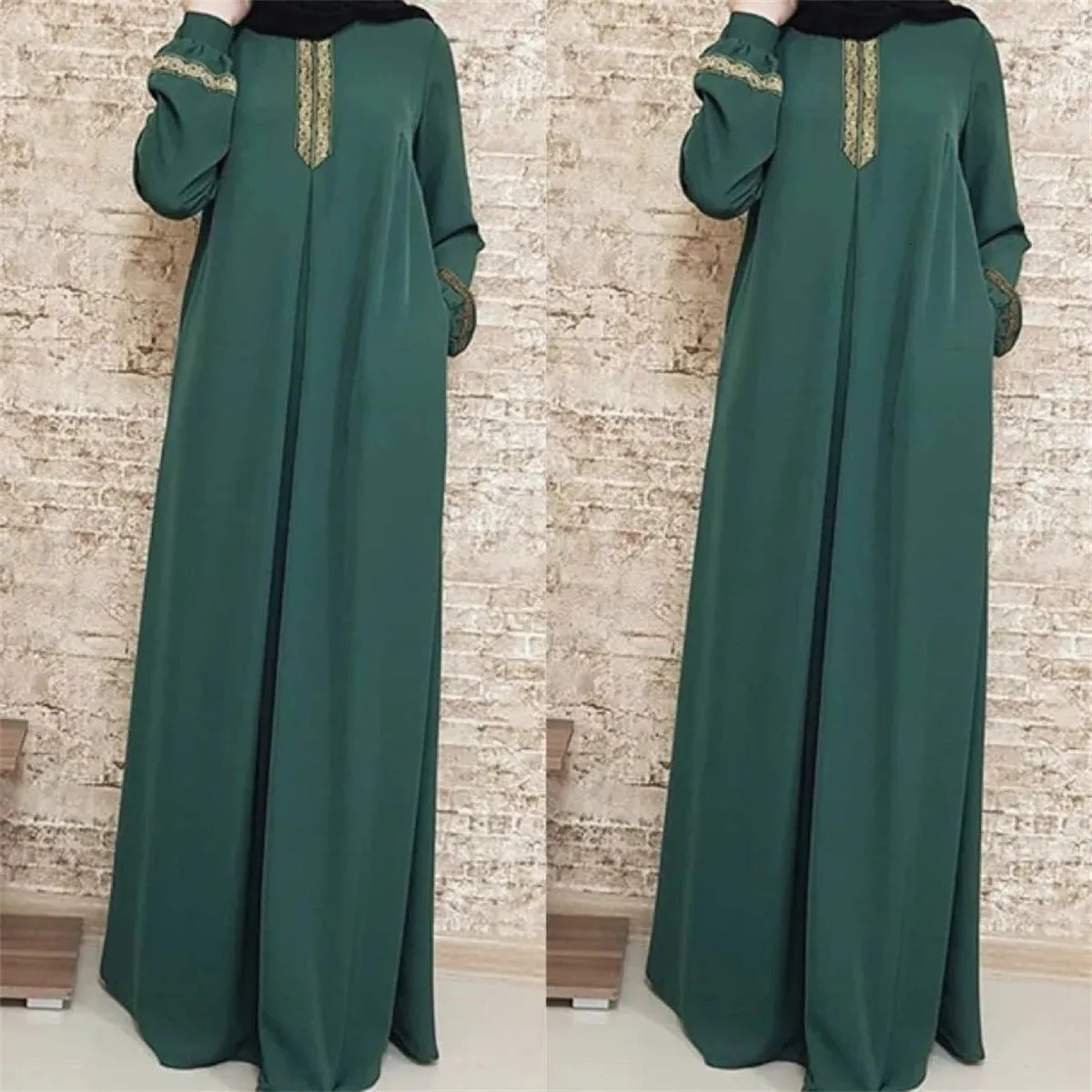 Femme Musulmane Ramadan Khimar Abaya Arabie saoudite Turquie Islam robe musulmane Vêtements de prière Robes africaines pour femmes Ka Robe 240423