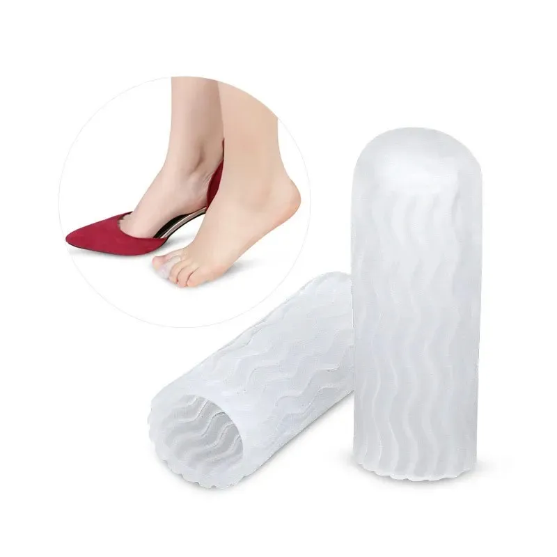 2PCS Ademende teenbeschermers Sleeve Bunion Pads Kussen Big Teen Guards Siliconen teen Covers voor bescherming van ingegroeide teennagels