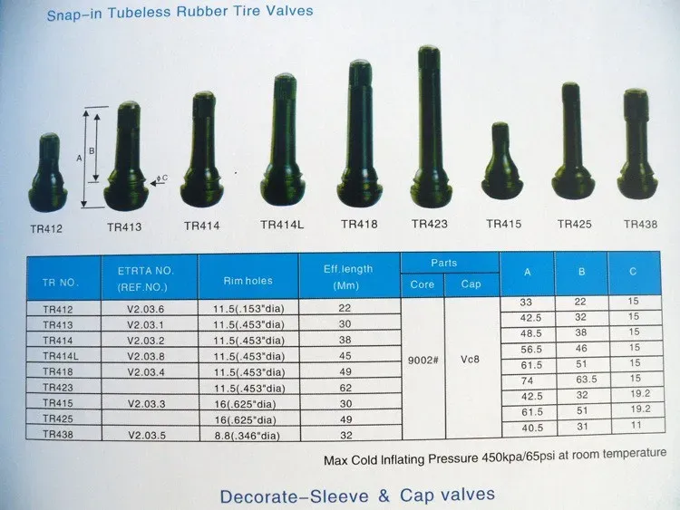 TR413 Brass Car Valve valves Stem Rims Snap-In Tire Auto Tyre Tubeless Short Rubber Wheel Accessory