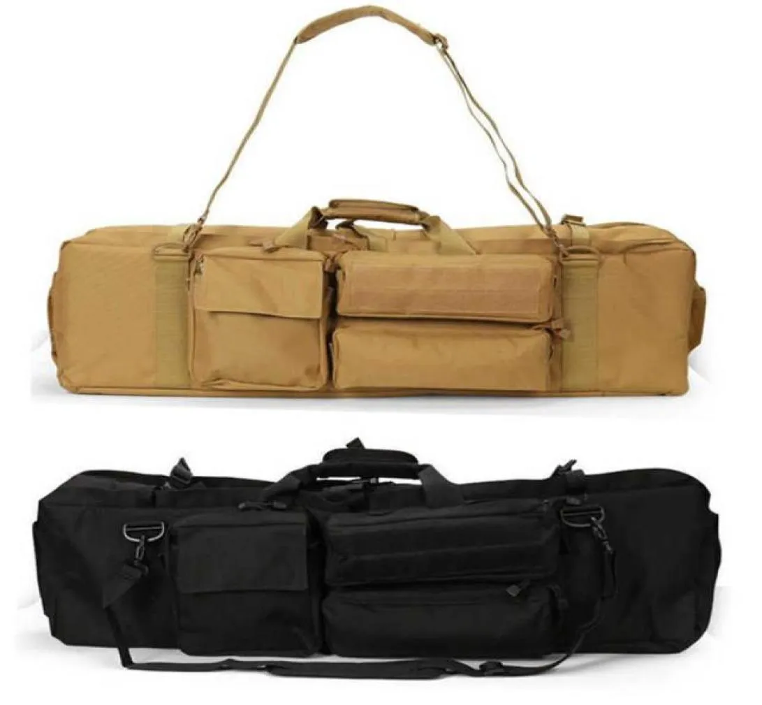 Sac à double carabine militaire Tactical Double Rifle Sac à dos pour M249 Saw M16 AR15 AIRBINE GUN CARBINE PARRAGE CASE avec bandoulière Q07214829019