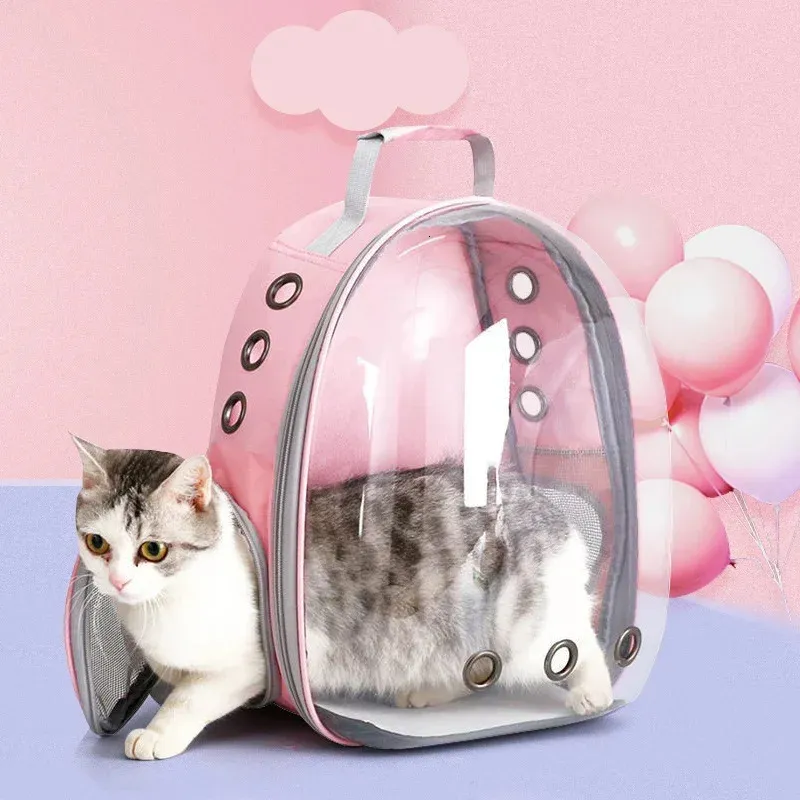 Путешествие в стиле с рюкзаком вашего домашнего животного для собачьей кошки - дизайн космической капсулы для приключений на открытом воздухе 240420
