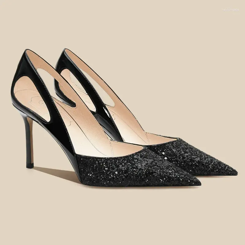 Dress Shoes Nude Rhinestone Sequin Stiletto Heels Women Bridesmaid Bride Wedding Sexy Party Pumps