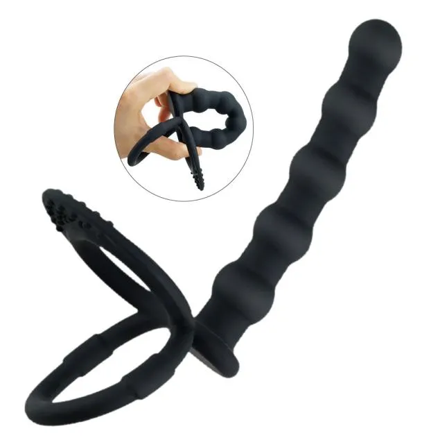 Anal Sex Toy Anal Beads Double Penetration Strap on Dildo Silicone Anal Butt Plug Intimate Products Adult Sex Toys for Couplesfact4691962