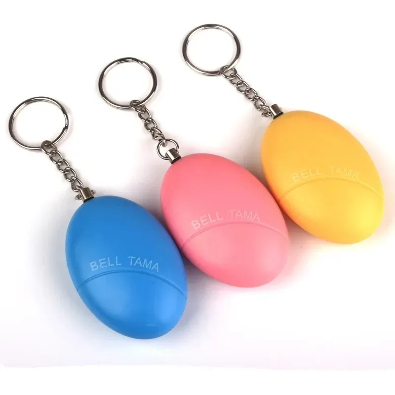 Nuovo allarme di autodifesa di autodifesa 110 dB a forma di uovo Protezione protezione Avviso Sicurezza personale Scream America keychain ad allarme di emergenza bambini allarme di sicurezza elder