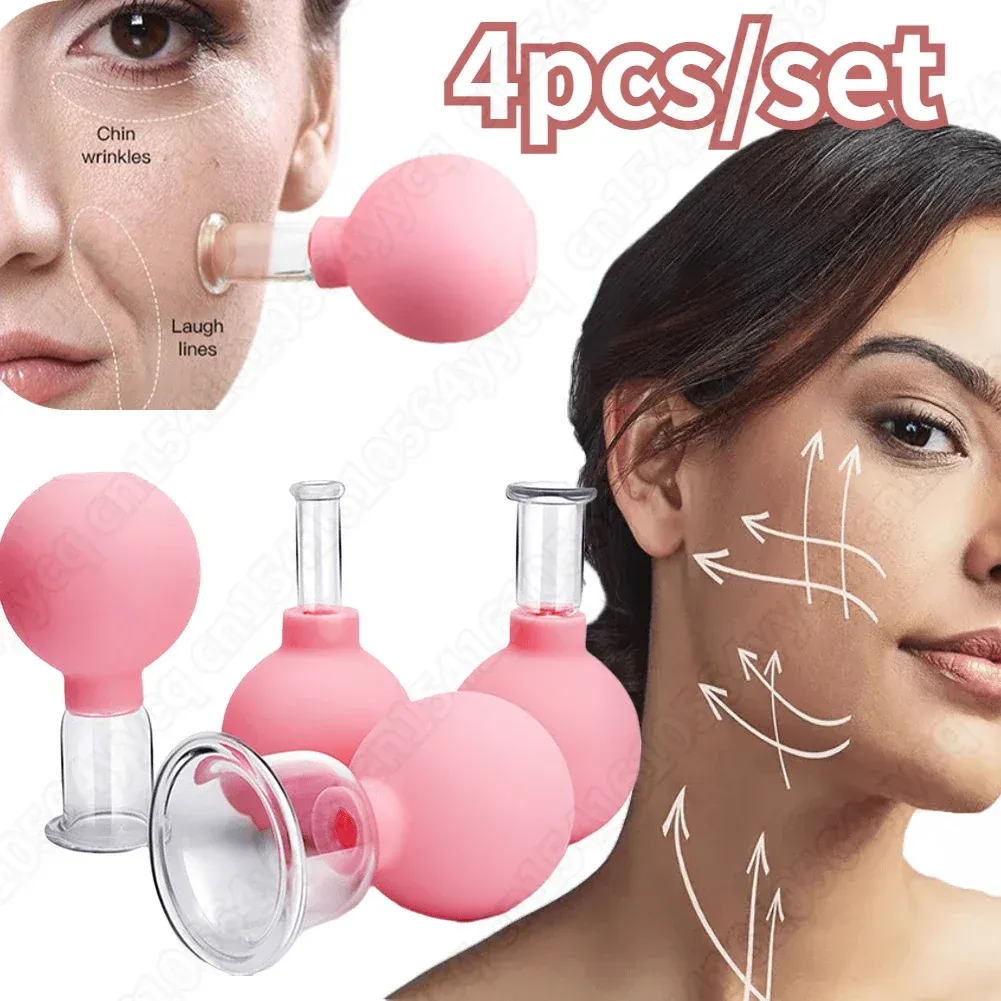 Produkte Vakuum Schröpfen Glas Jar Cellulite Massagegeräte für Gesicht Akupunktur Hijama Saugnapfbecher Schlankung Fettverbrennung Gesundheitsversorgung Gesichtsansicht