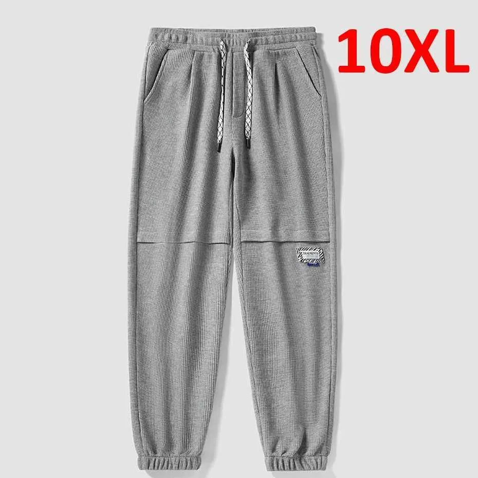 Pantalon masculin 10xl 9xl plus taille masculine jogging sportif élastique mode décontracté 8xl Q240429