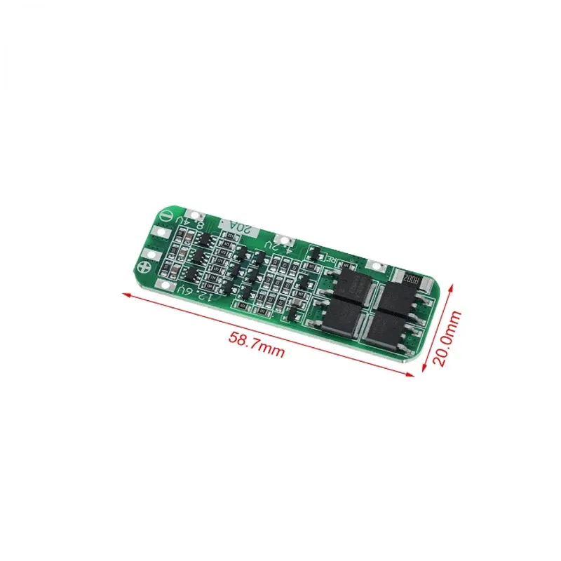 3S 20A Li-ion Batteria al litio Batteria 18650 Protezione del caricabatterie PCB BMS 12,6 V Ricarica cella di protezione Kit fai da te Recupero automatico