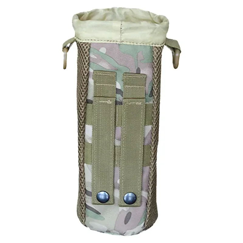 1 adet çok amaçlı açık su şişesi torbası taktik açık su torbası seyahat yürüyüş yürüyüş termos fincan çanta