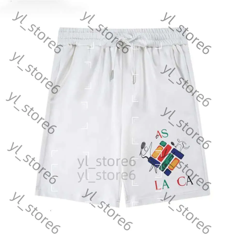 Casablanc shorts trosor mode vanlig femdelar gata längd dragkammare casa blanca casa blanca man knä strand casa blanca topp tröjor 3586