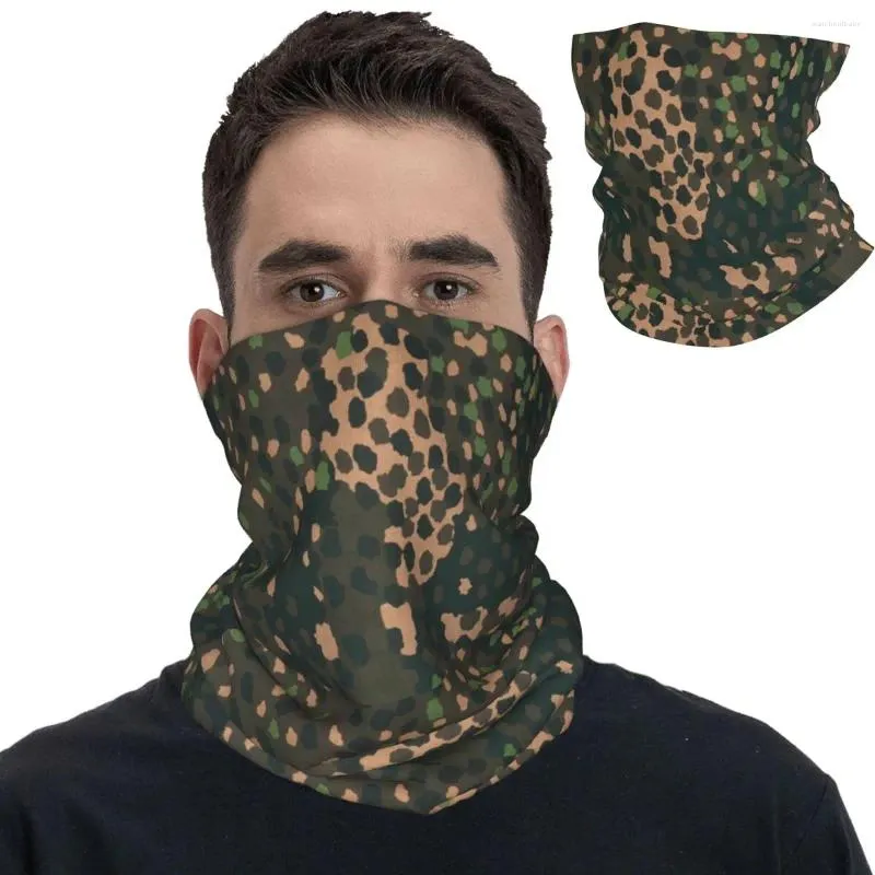 Scarves Pea Dot Camo Bandana Neck Cover Printed Multicam Military Mask Scarf Warm Headwear Cycling Unisex Adult All Season