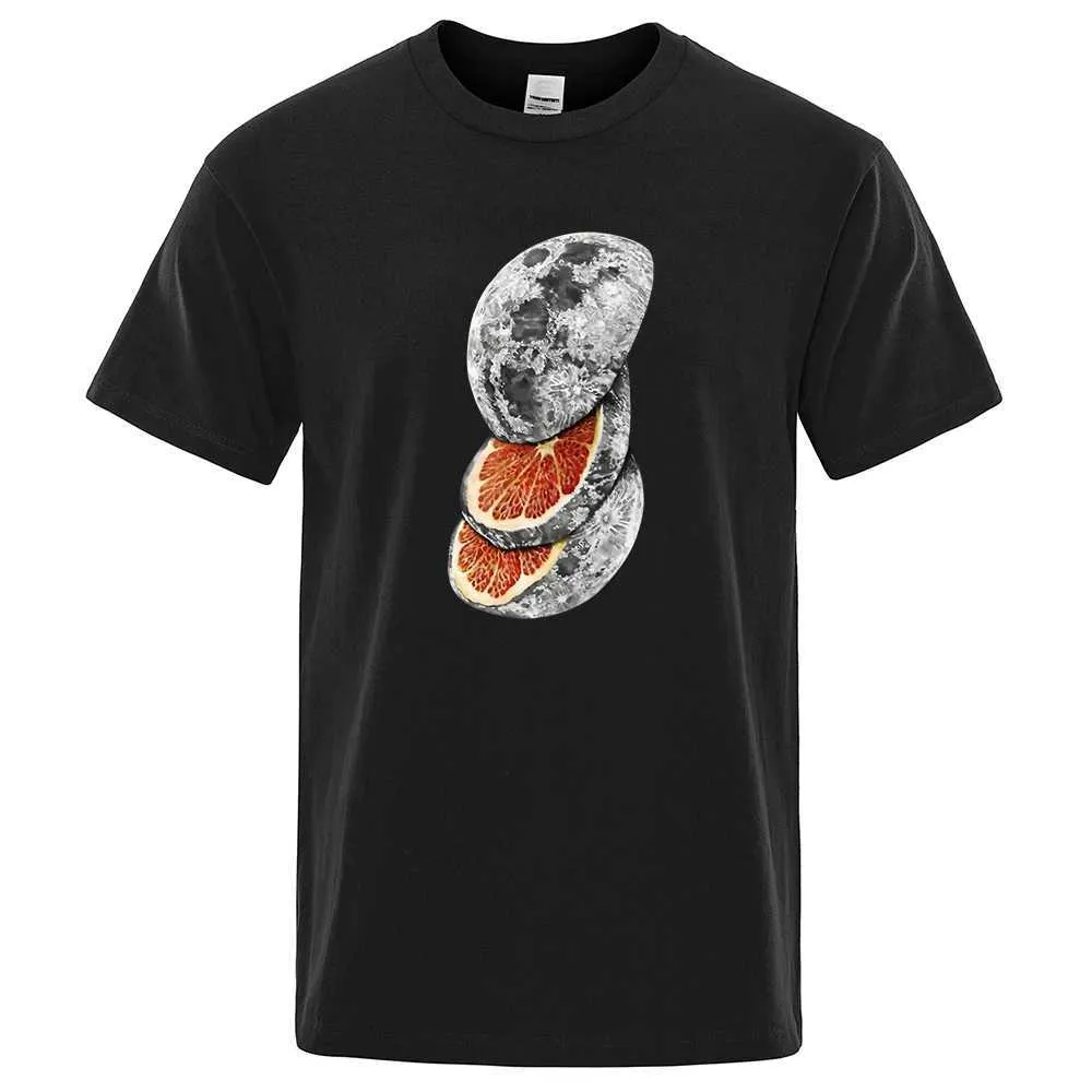 T-shirts masculins T-shirts de fruits de planète tranchés Men des femmes hommes respirants vêtements d'été tshirt hip hop t-shirt oversize lâche y240429