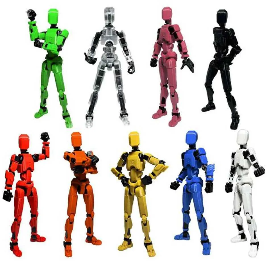 Action Toy Figures robot stampato 3D Diagramma d'azione dell'articolazione completa 13 Diagramma di azione fittizio con arresto Motion Animationl2403