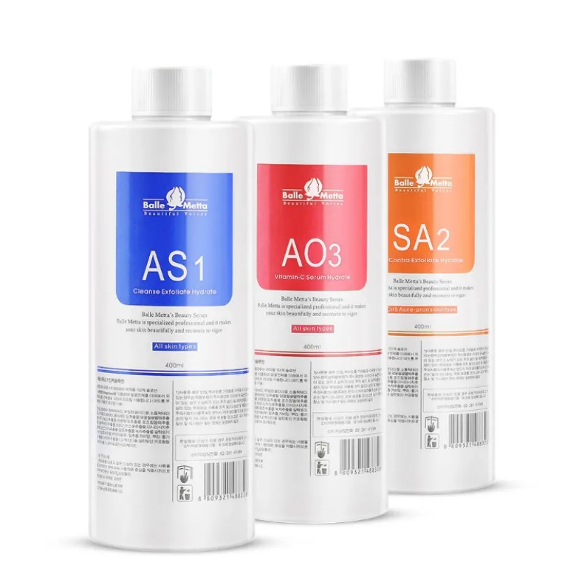 Microdermabrasion Aqua Clean Solution Aqua Peel concentreerde 400 ml per fles gezichtsserum Hydra544