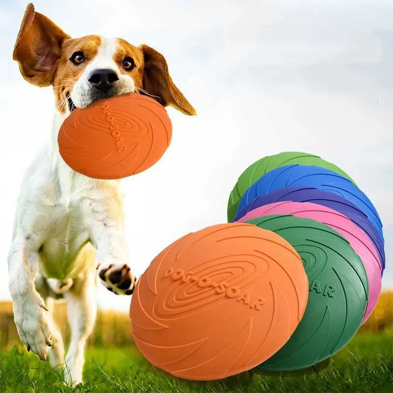 Nitkeep TPR Fetch Toy For Dogs 3-Size Floating Frisbee