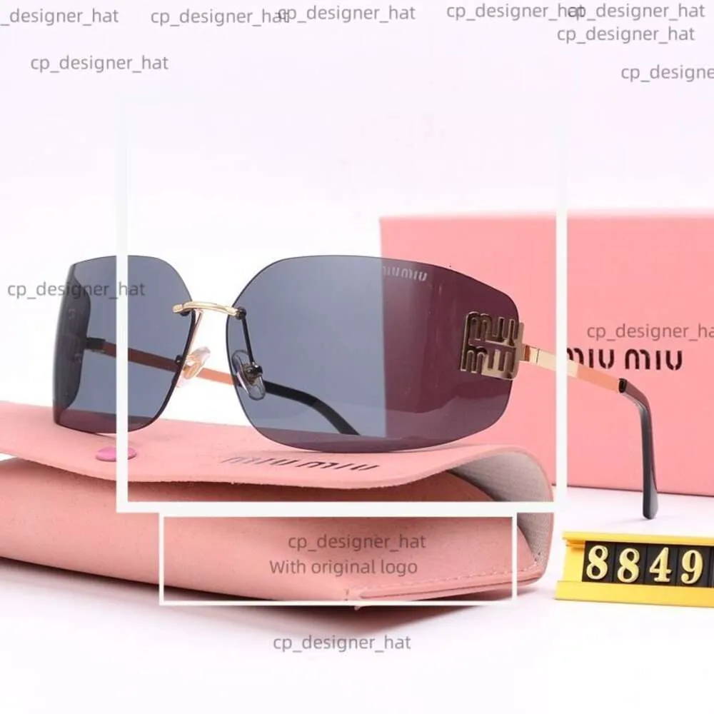 Mui Mui Sunglasses Designer Sunglasses for Women High Quality Oval Sun Glasses Retro Luxury Small Round Sunglass New Product Prescription Miui Glasses 5548