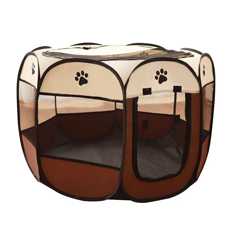 Taşınabilir Pet Playpen, Köpek Playpen Katlanabilir Pet Egzersiz Kalemi Çadır Köpek Evi Oyun Alanı Katlanabilir Pop Yavru Köpek/Kedi Kapalı Açık Seyahat Kampı Kullanım Çıkarılabilir