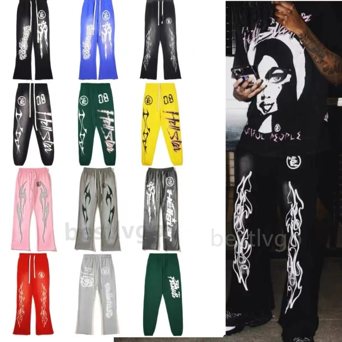 designer mens pants sweatpants loose hip hop waist Print letter trousers long pants clothing S-XL oversized Eur size Sportswear