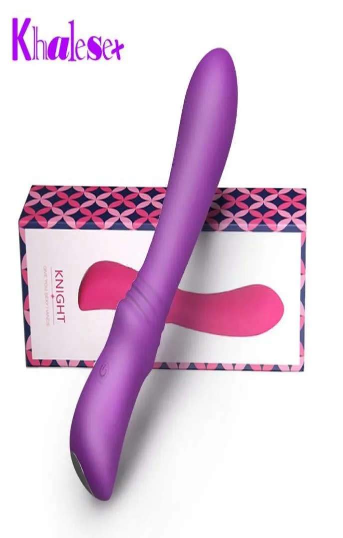 Khalesex New 9 Speed ​​AV Magic Wand Vibratore giocattoli sessuali per adulti per donna G spot clitoride anale vibrante masticarbatore sesso produggista negozio Y19152058