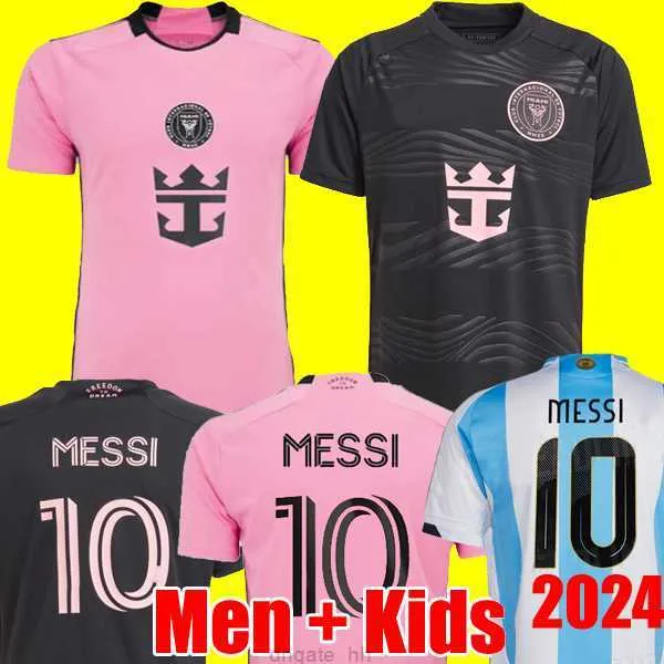 2024 Fan Player 2025 Inter Miami Soccer Maglie Cf Suarez Higuain Campana Yedlin Messis Suarez 24 25 Football Men Kids Kids Set Fan Fan Version Kits
