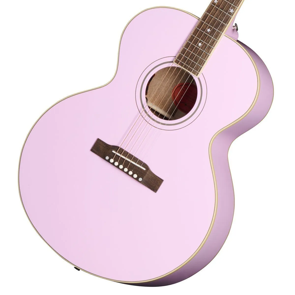 Inspirado no violão J180 LS Pink Guitar