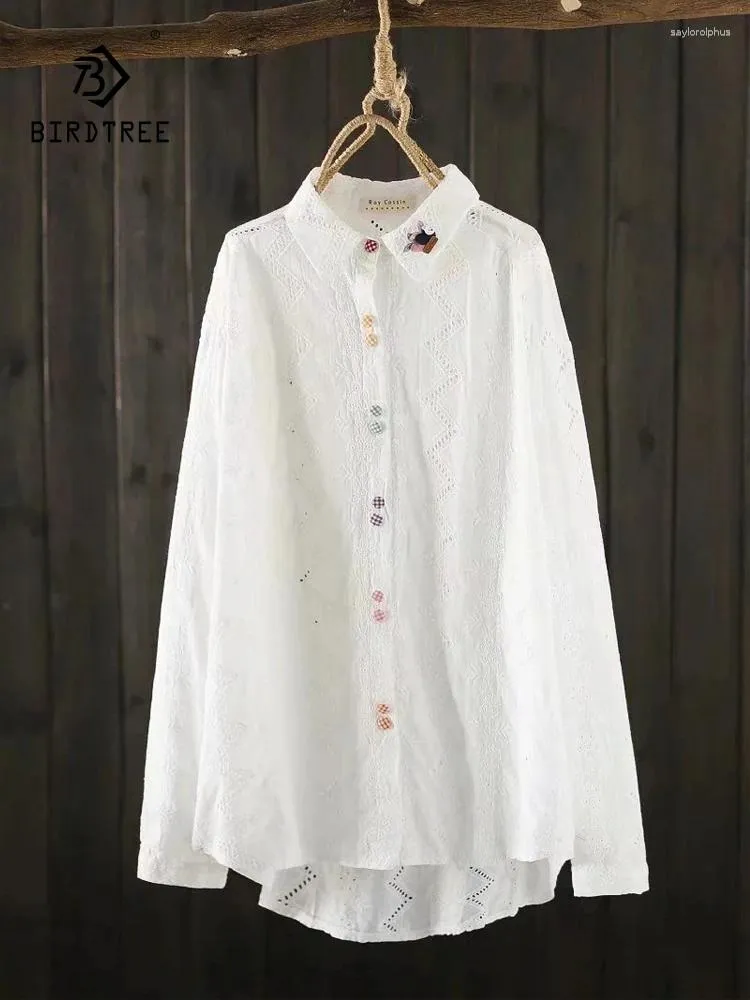 Blouses pour femmes Spring Cotton Shirty