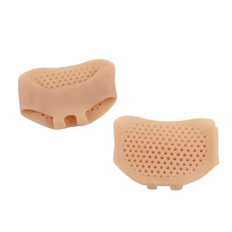 2 piezas de silicona almohadillas metatarsianas para alivio del pie alivio alivio de los pies ortóticos masajes de pie plantillas de los calcetines de los pies herramienta de cuidado del pie