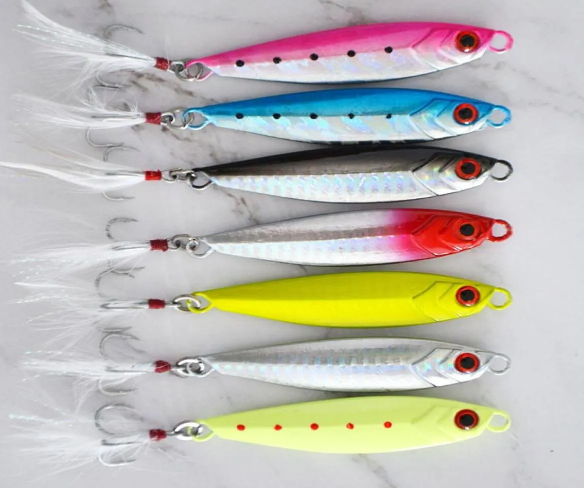 Spoon gust di metallo vib esche Fishig Shore Casting jigging piombo pesce bassino pesca ad esca artificiale Tackle2043315