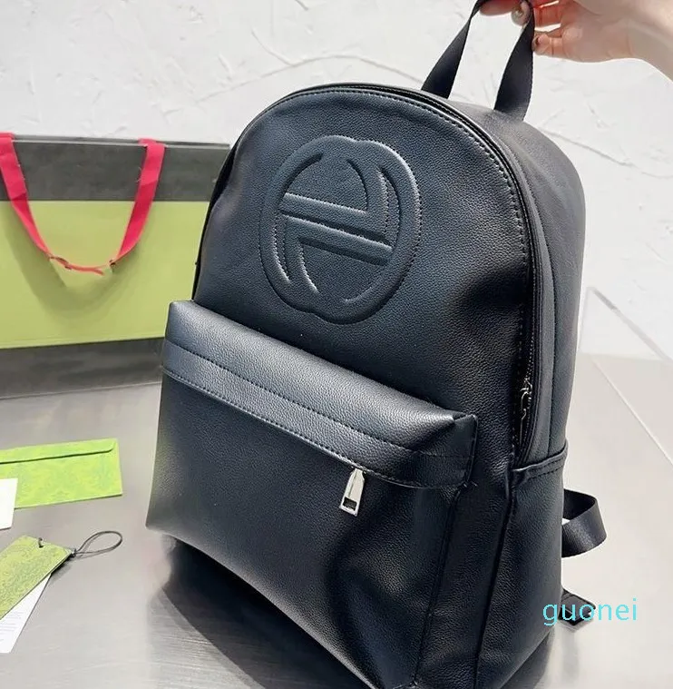 Designer - ryggsäckar tråd bokstav väska stor vandringsstruktur kapacitet söm handväska avslappnad mångsidig läder